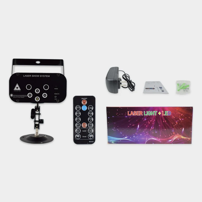 

WUZSTAR Ramadan Controller UV Disco Lights Sound Activated Laser Projector Color Led DJ Light Music For Club Home party