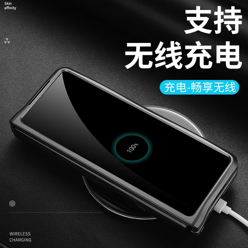 Алюминиевый металлический силиконовый ударопрочный чехол IMATCH для Samsung Z Filp 4 3 Fold 5