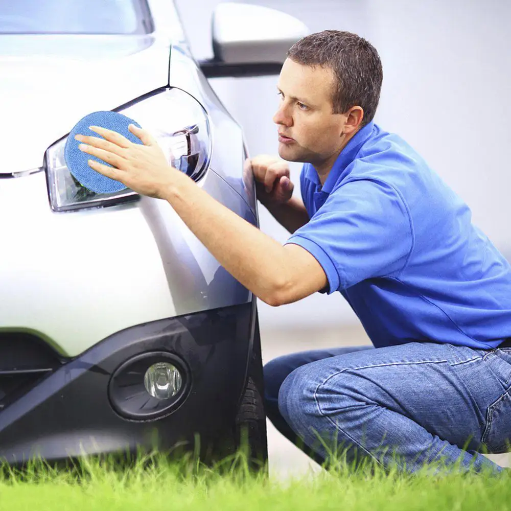 10 штук упак. Аппликаторы из микрофибры колодки для полировки воском восковой