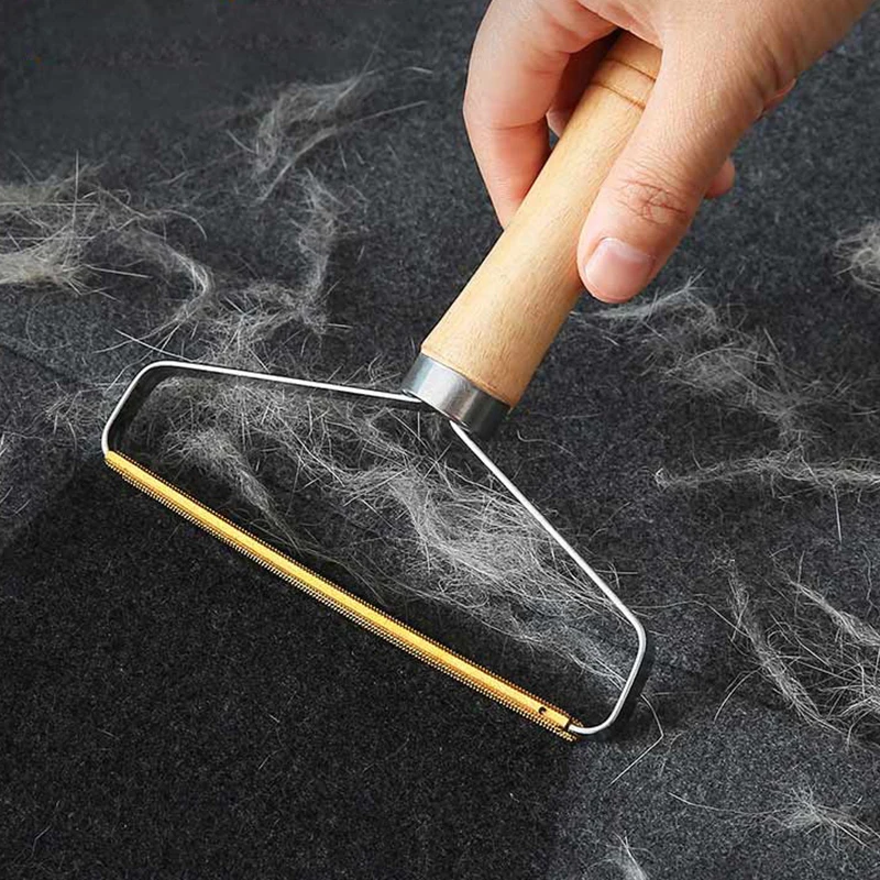 

Portable Lint Remover Clothes Fuzz Fabric Shaver Brush Tool Power-Free Fluff Removing Roller for Sweater Woven Coat
