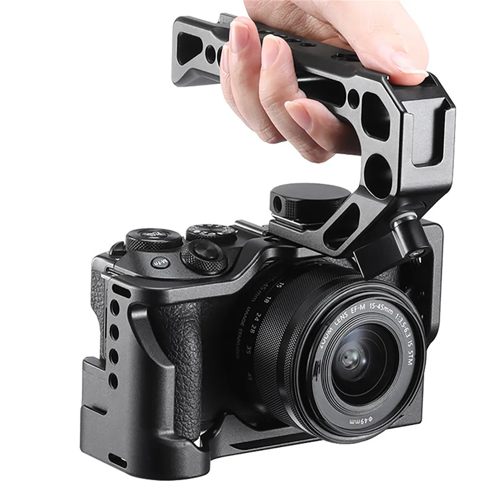 

Camera Protective Camera Cage Quick Release Holder Mount for Canon M6 Mark II Action Camera Accessories
