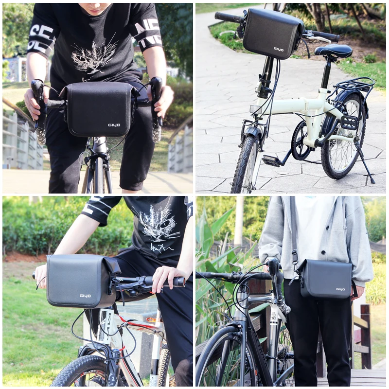 

GIYO bicycle bag waterproof handlebar bag bicycle front tube bag mountain bike large capacity handlebar bag front frame luggage