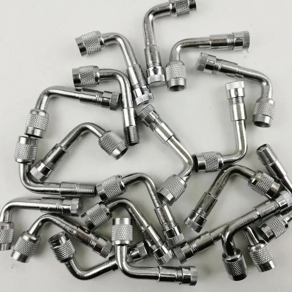 

New Metal 90 Degree Tyre Valve Extension Adaptor for Car Motorcycler 4 Pack Universa Extenders sell Bike Scoote Car Accessoriesl