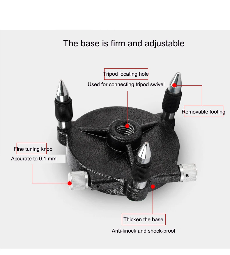 YILONG 6 очков лазерный уровня горизонтальная роторная буровая установка по