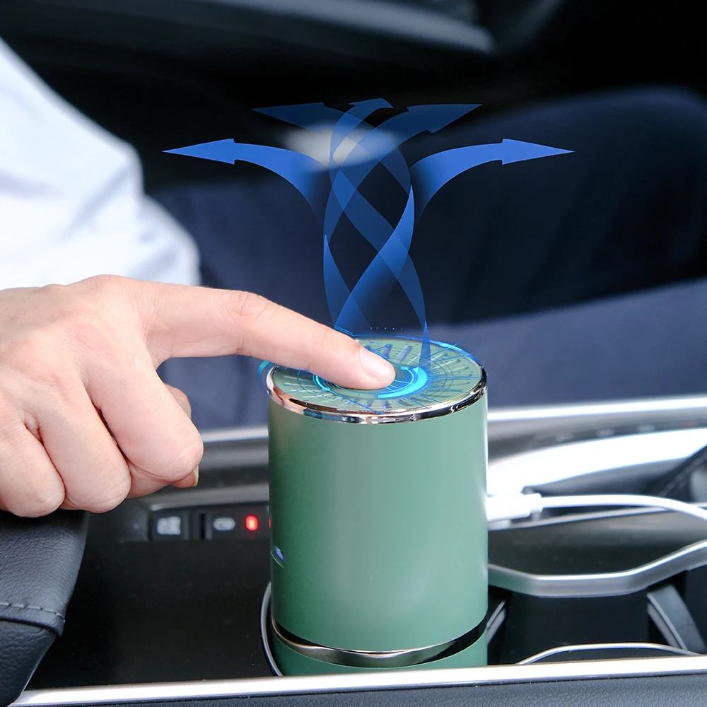 Автомобильный очиститель воздуха портативный Анионный мини USB Устранитель дыма
