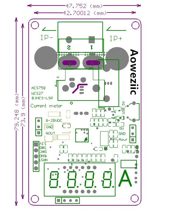 1 шт. WCS2702 0 2A AC DC ток чтения данных от последовательного порта с USB к ttl|Запасные
