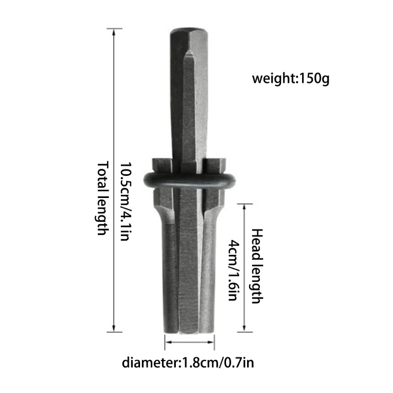 

N7MD Wedge & Feather Shims 5/8 Inch Plug Shim & Wedge for Concrete Rock Stone 10 Pcs