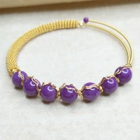 original design and handmade sugilite stone purple natural stone crystal bracelet suitable for female