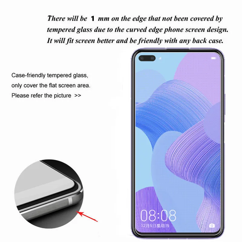 2 uds. De vidrio para Nokia 7,2 para Nokia 7,2 6,2 vidrio templado Protector de pantalla de vidrio para Nokia 7,2 Protector de vidrio de protecci&oacute;n-1