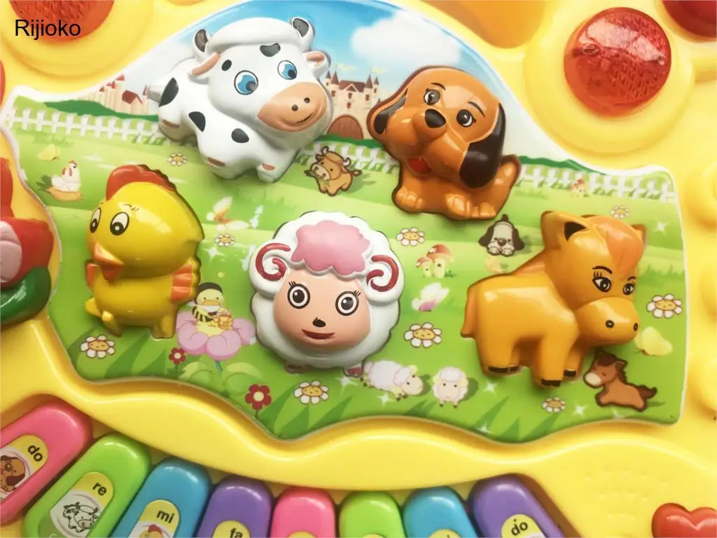 

Musical Instrument Toy Baby Kids Animal Farm Piano Developmental Music Educational Toys for Children Christmas New Year Gift