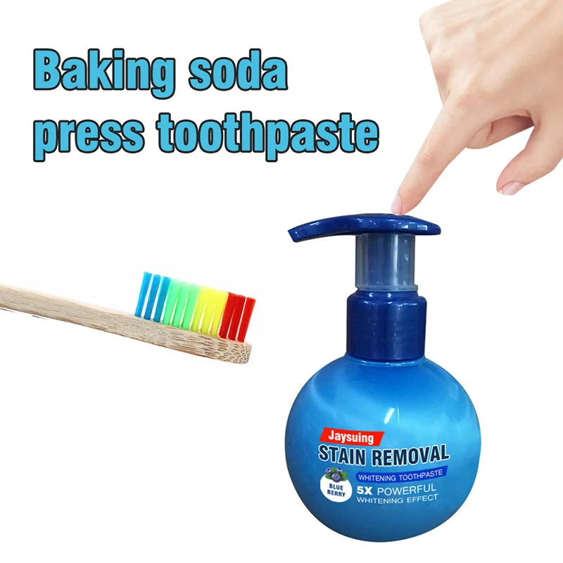 

Интенсивное средство для удаления пятен, отбеливающая зубная паста, против кровотечения десен, с зубной щеткой для чистки зубов EY669