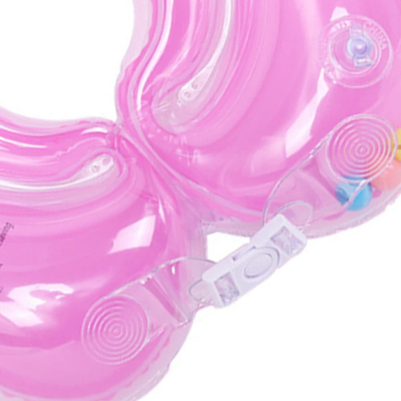 

2 Pcs Swimming Baby Pools Accessories Baby Inflatable Ring Baby Neck Inflatable Wheels(Pink & Blue)