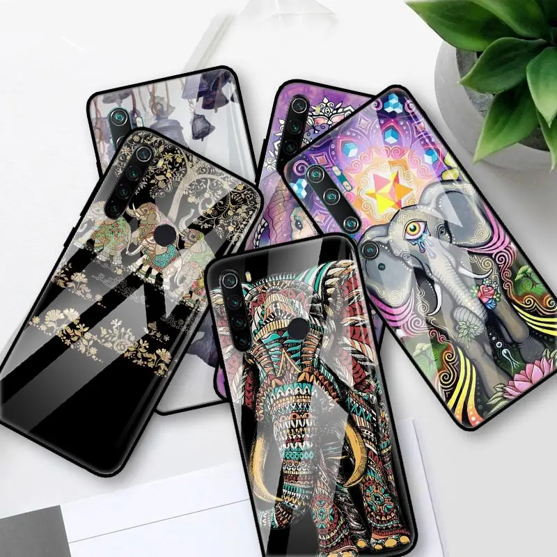 Тестовый стеклянный чехол для Xiaomi Redmi Note 8T 9S 7 8 9 K30 Pro Zoom Mi A3 CC9 9T 10 Lite 5G X2 Phone