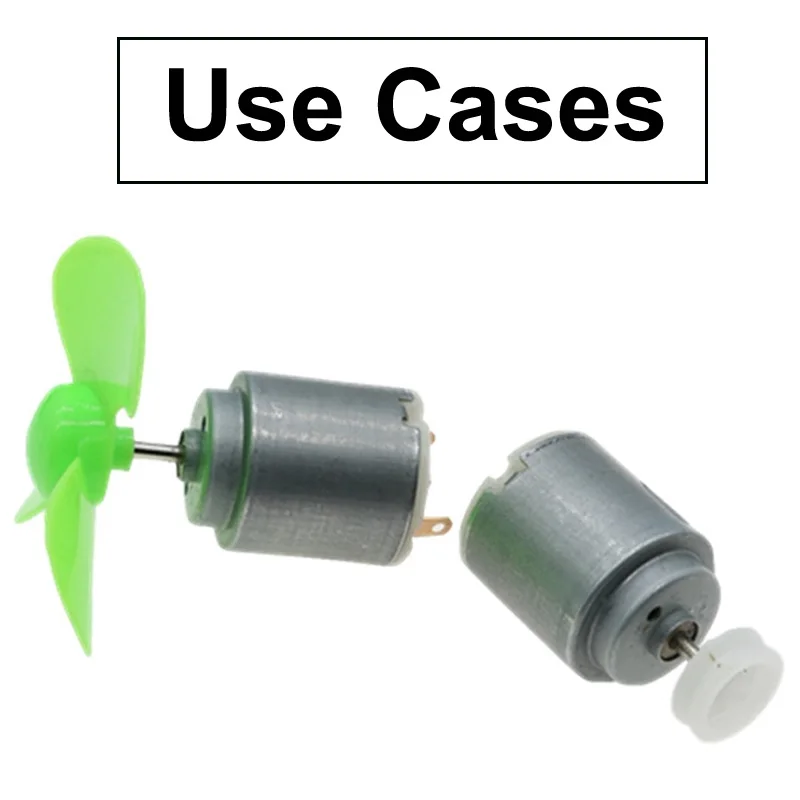 Высокоскоростные микро двигатели постоянного тока сделай сам от 3 В до 5 с 17000-18000