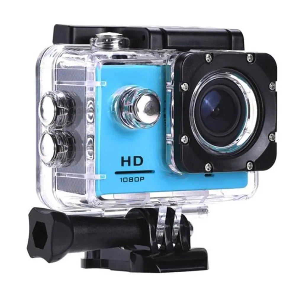 

1 комплект, Экшн-камера, пластиковая, 30 м, водонепроницаемая, Go Diving Pro Sport Mini DV 1080P, видеокамера, велосипедный шлем, Автомобильная камера DVR