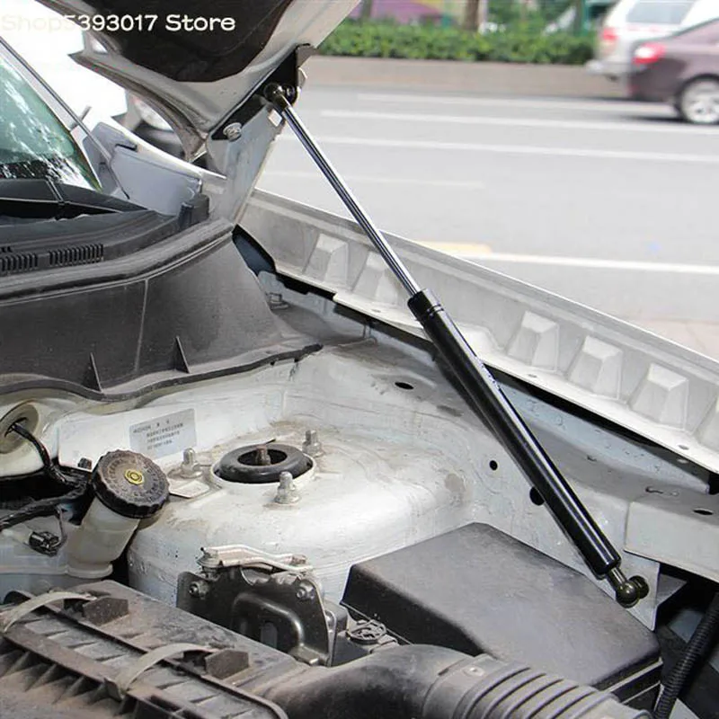 Передняя опорная часть крышки двигателя автомобиля гидравлический стержень