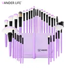 Набор кистей для макияжа 32 шт., набор профессиональных кистей для растушевки основы