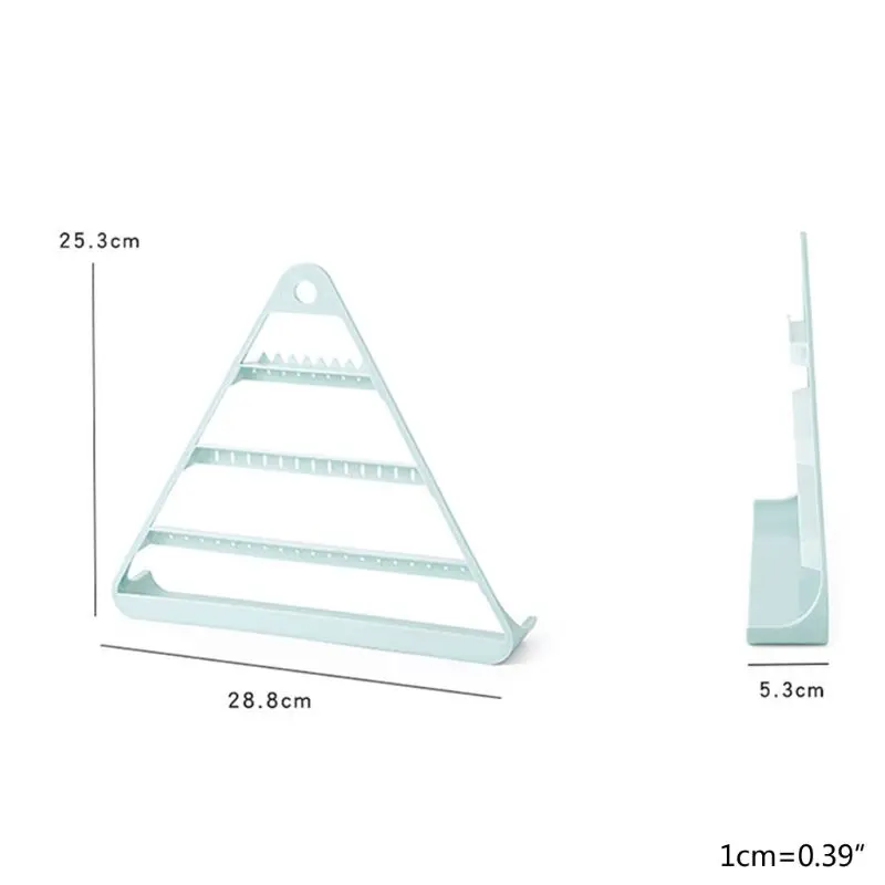 

New Fashion Women Jewelry Holder Creative Cute Triangle Necklace Display Stand Bracelet Earrings Storage Rack Organizer