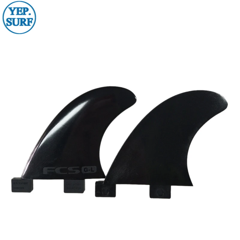 FCS GL плавник в серфинге черный пластиковый SUP доска Quad Fin Quilhas Surf|fcs gl fins|quad finsfin sup |
