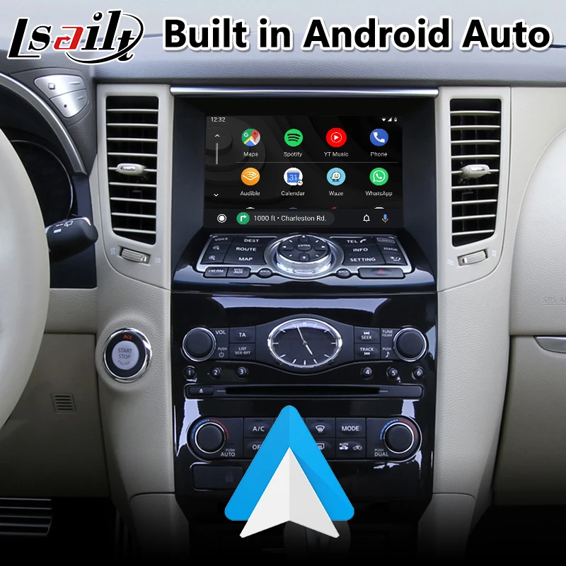 Видеоинтерфейс Lsailt Android Carplay для Infiniti FX37 FX50 FX35 FX30d FX 2008 2013 года GPS навигация