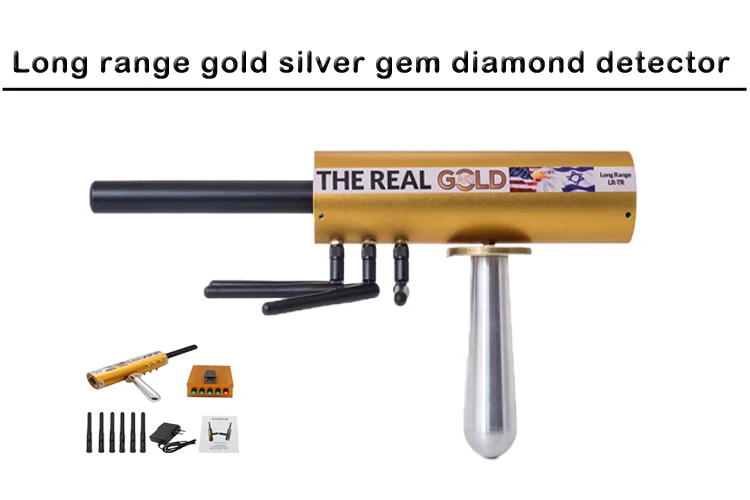 Golden THE REAL AKS 70 м глубина 6 антенн настоящее золото АКС дальность действия детектор золота с чехол для переноски для золота серебро драгоценный камень алмаз Охотник за сокровищами комплект - Цвет: Golden THE REAL AKS