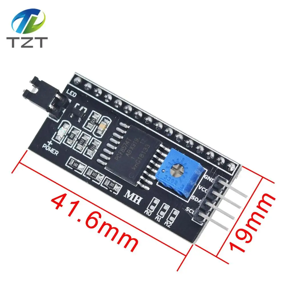 IIC I2C TWI последовательный интерфейс SPI порт платы 1602 2004 ЖК-дисплей адаптер пластина