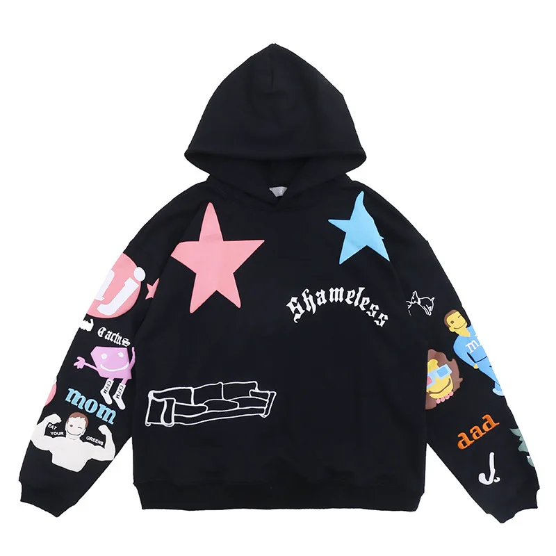 

Fgss clothing - autumn and winter 2021 new fashion limited fleece foam printed men's sweater