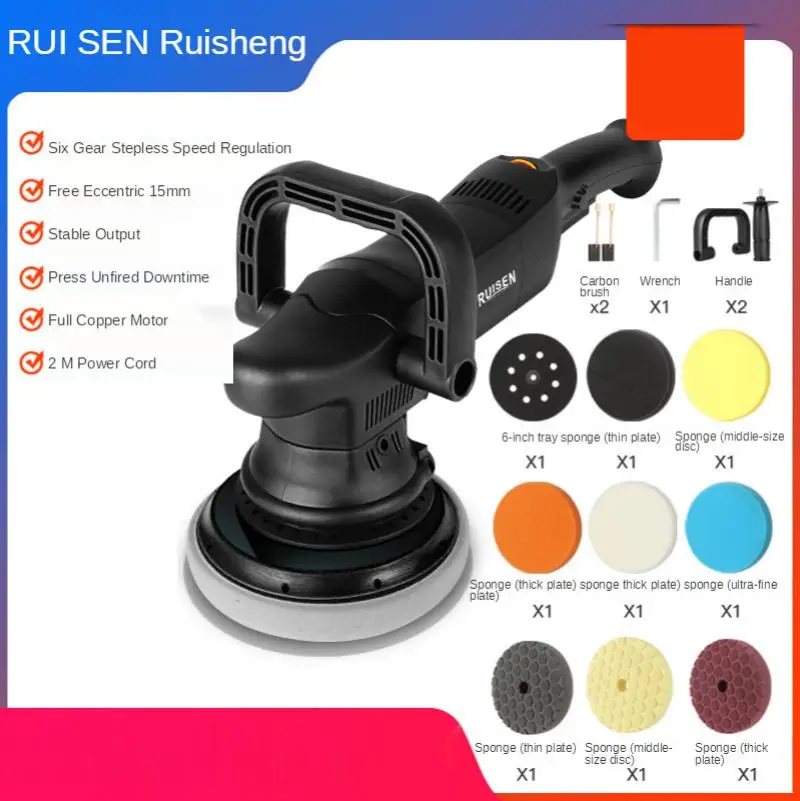 

Автомобильная полировальная машина для красоты DA, частичная вибрация, полировальная машина с двойной дорожкой 220 В, автомобильная восковая ...