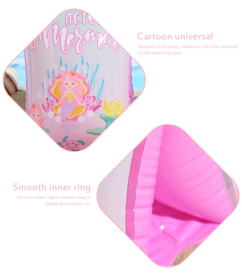 Детское Надувное плавающее кольцо безопасное тренировочное для бассейна водные