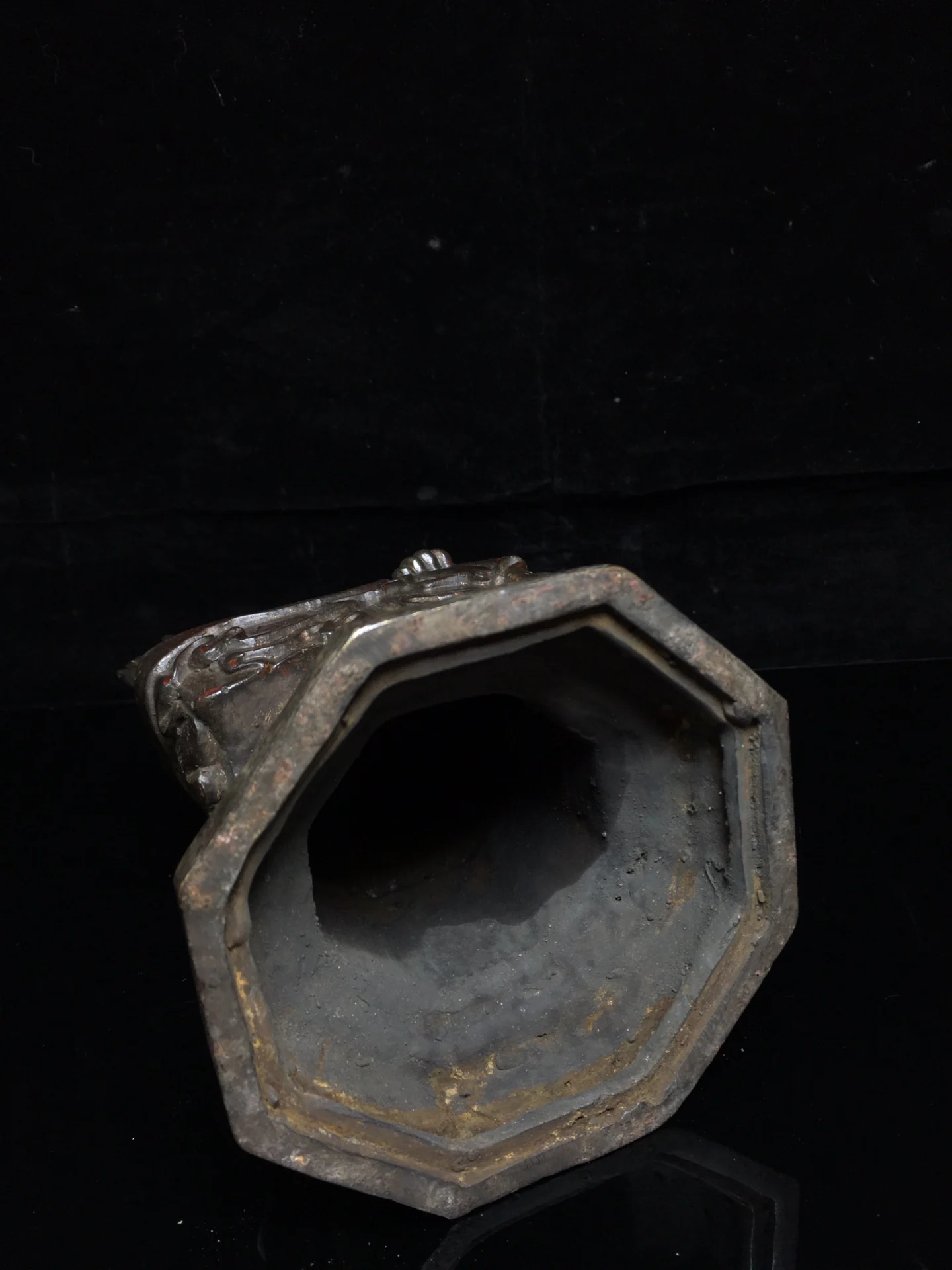 

Home Decor 10" Tibet Buddhism Old Bronze Cinnabars Shakyamuni Buddha Statue Sitting lotus Amitabha statue Enshrine the Buddha