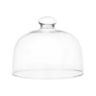 Прозрачная стеклянная крышка для пищевых продуктов Hemoton, 1 шт., прочный защитный чехол для пирожных для домашней кухни