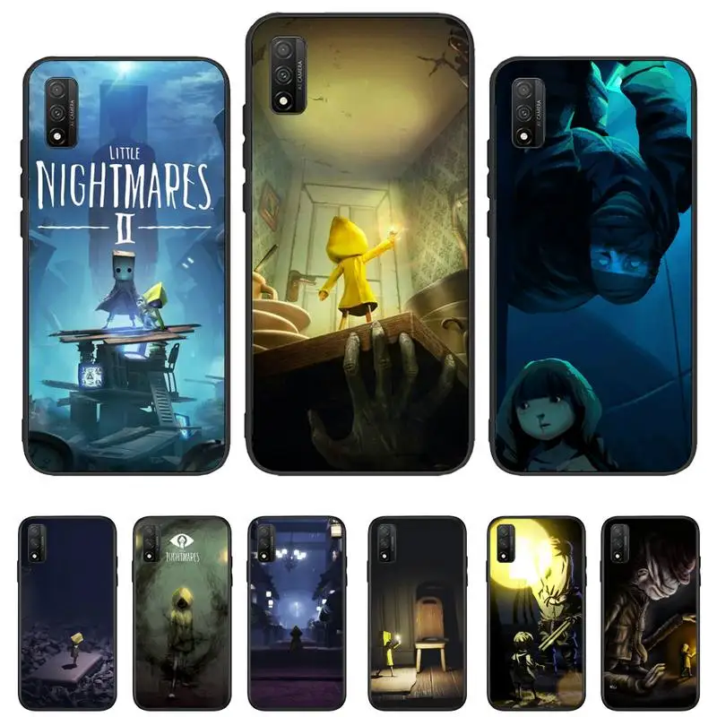 

Little Nightmares Black Cell Phone Case For Samsung J2 J4 J5 J6 J7 J8 Prime Plus Note 7 8 9 10 20 lite ultra Cover