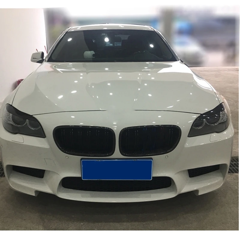 Черная декоративная крышка для фар BMW 5 серии 518D 520I 528I 535I F10 M5 2011-2016 |