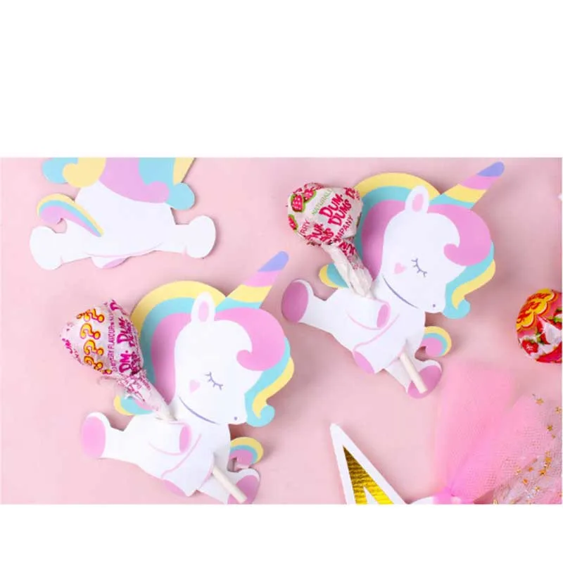 50 шт./пакет Детские Мультяшные пластиковые леденцы декоративные карты милые