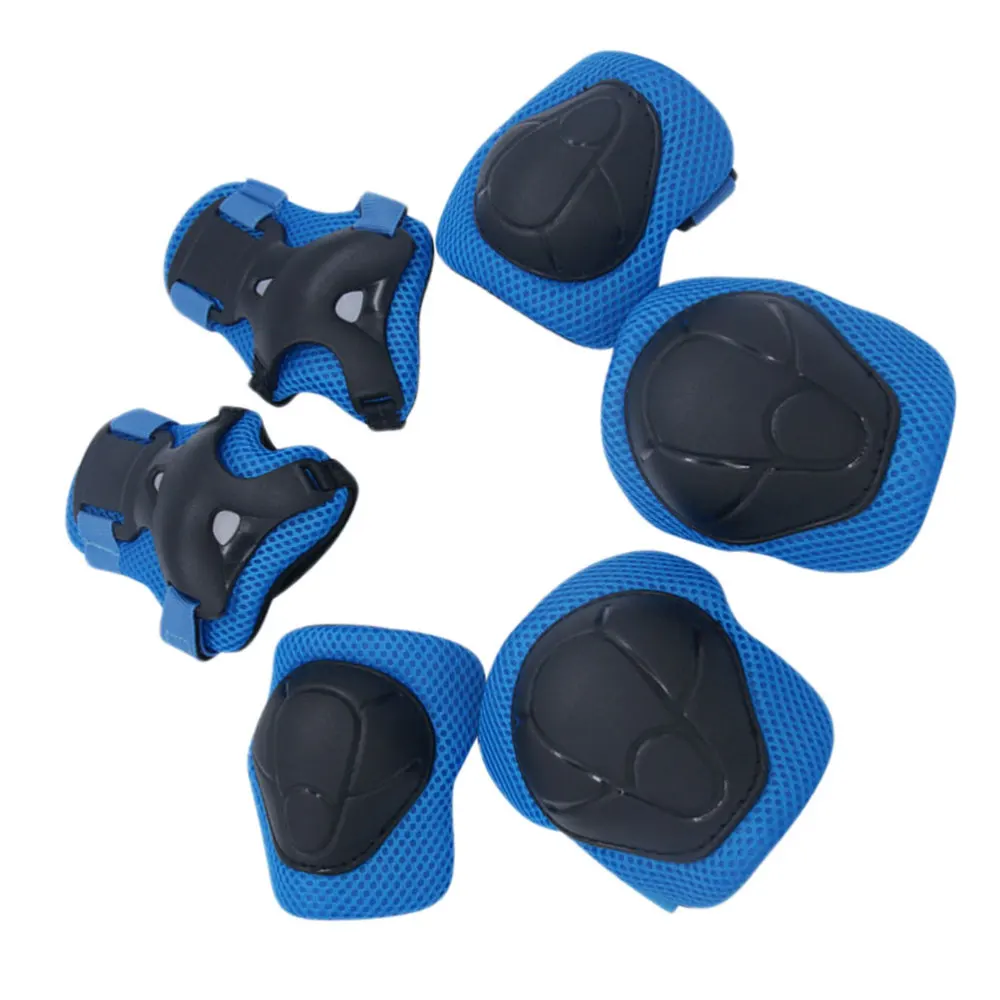 

6pcs Skating Defense Supplies Kneecap Elbow Guard Wrist Guard Sports Outdoor Sports Protectors for Kid (Random Color)