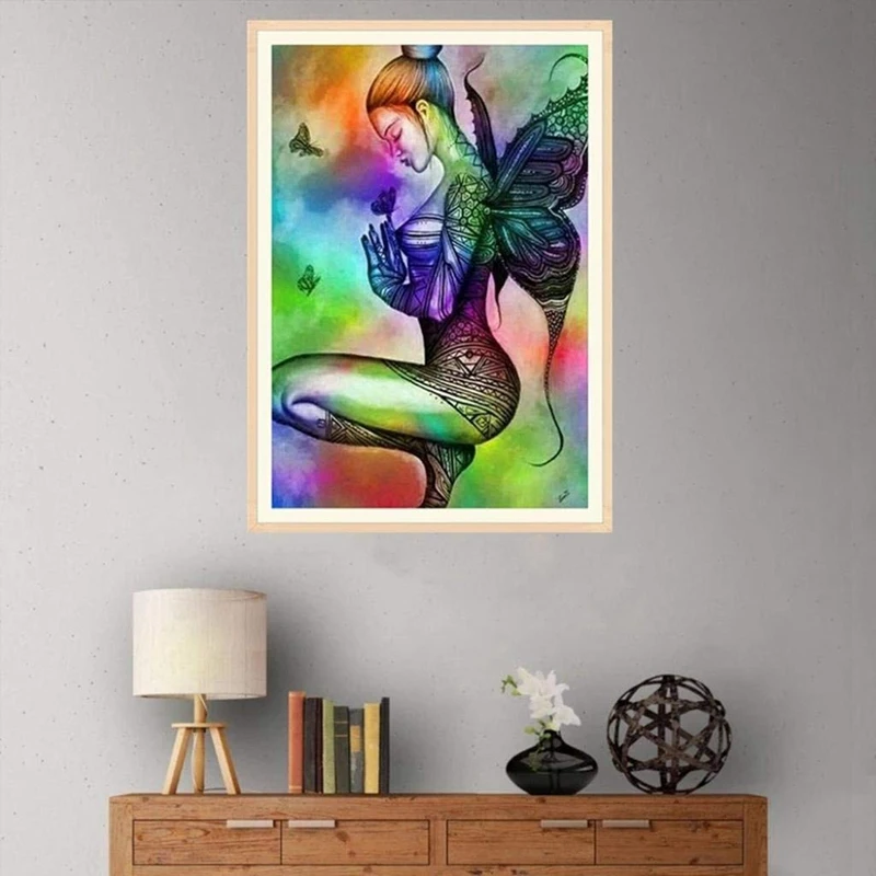 2 набора DIY 5D Алмазный Набор для художественной живописи художественное ремесло