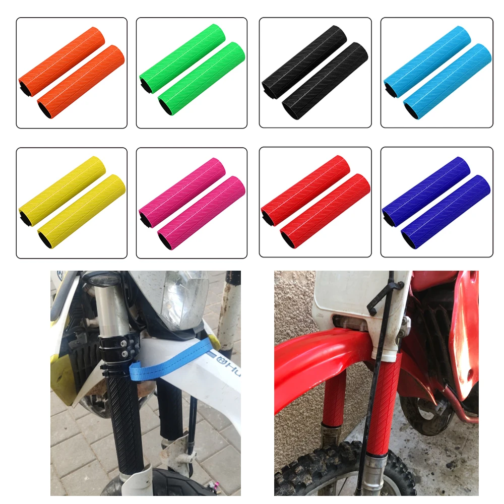 

Front Shock Absorber Covers Fork Suspension Protector Guard Wrap Cover For KTM Honda Suzuki Yamaha Husqvarna Motocross Dirt Bike