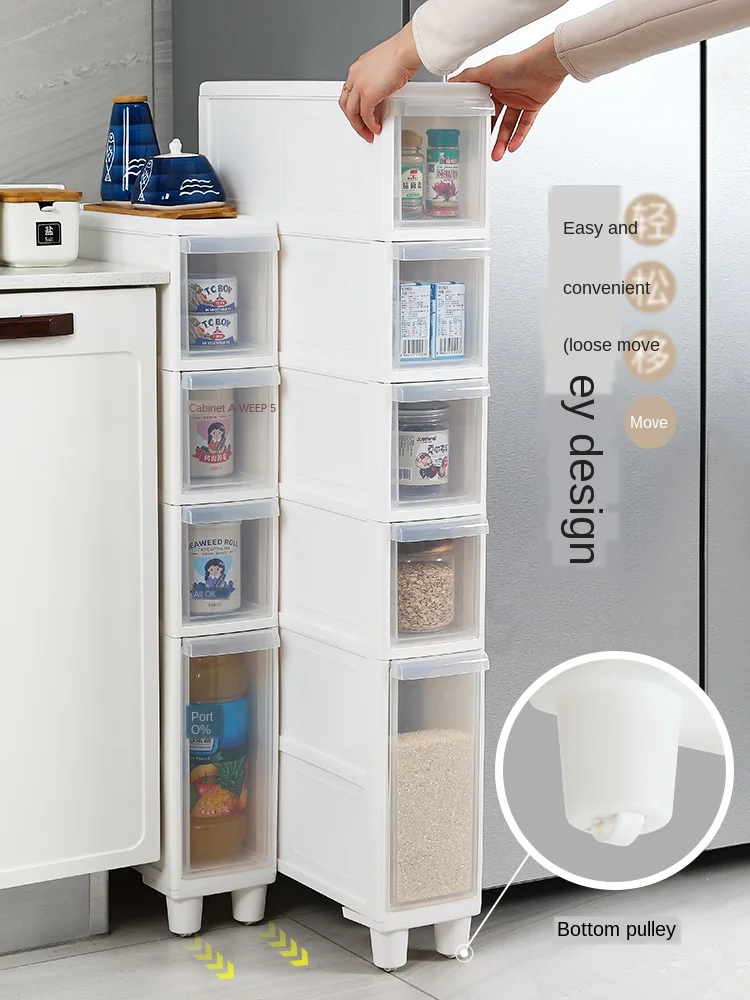 Шкаф для хранения с простой ручкой ящик нижний шкив пластиковый Туалет 20 см 14