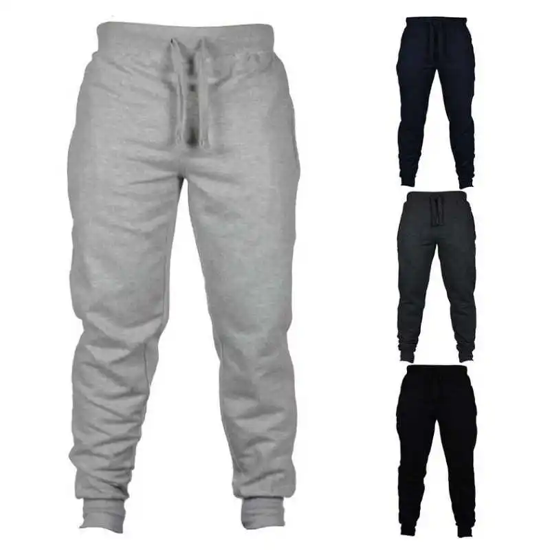

Mens Joggers Casual Pants Fitness Men Sportswear Tracksuit Bottoms Skinny Sweatpants Trousers Black Gyms Jogger Track Pants