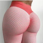 Сексуальные штаны для йоги для женщин с высокой талией для фитнеса и тренировок пуш-ап супер эластичные спортивные Леггинсы для бега бесшовные леггинсы