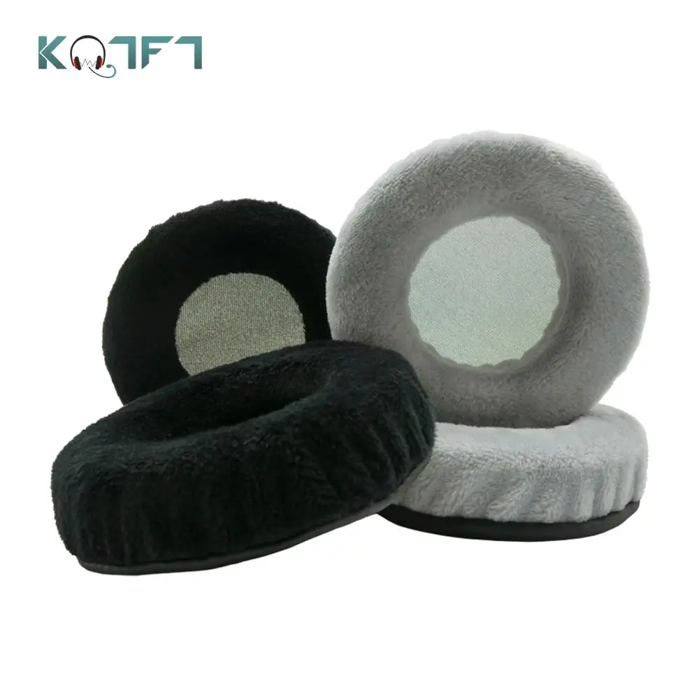 

KQTFT 1 Pair of Velvet Replacement Ear Pads for Pioneer SEMJ21 SEMJ31 SEMJ51 SEMJ71 Headset EarPads Earmuff Cover Cushion Cups