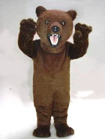brown bear mascot costume suits cosplay party game fancy dress outfits advertising promotion carnival halloween xmas adults size