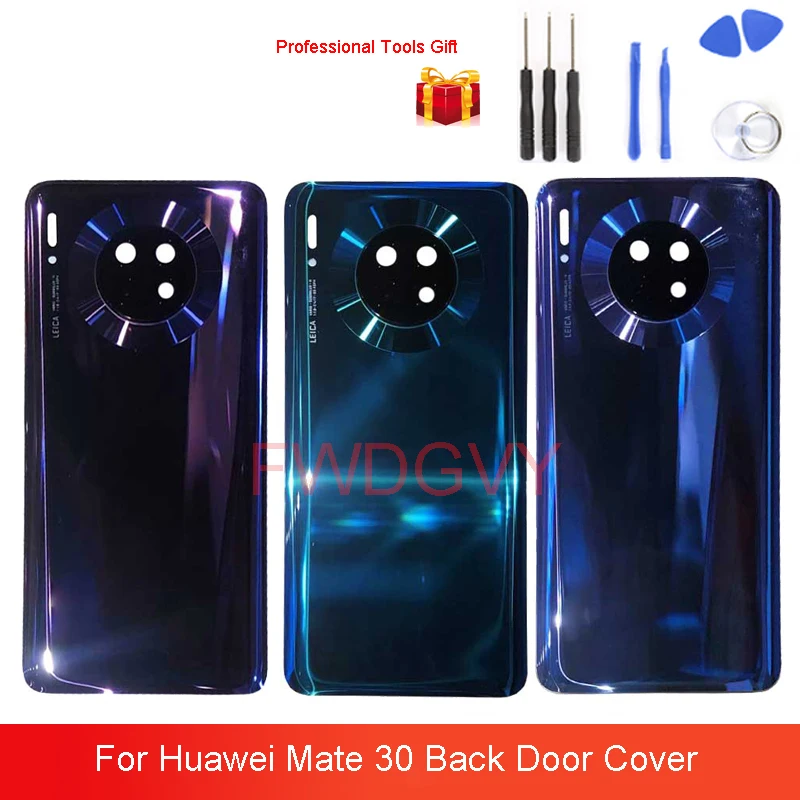 

NEW Back Glass Panel For Huawei Mate 30 TAS-L09 TAS-L29 TAS-AL00 TAS-TL00 Battery Rear Housing Door Case With Camera Lens