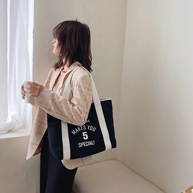 Fashion Canvas Women Handbags Large Capacity Casual Tote Bags High Quality Ladies Shoulder Bag Designer Female Messenger | Багаж и сумки