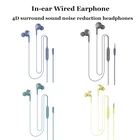 3,5 мм 4D объемный звук снижение шума In-ear проводные наушники Универсальный для AndroidiPhone наушники с микрофоном