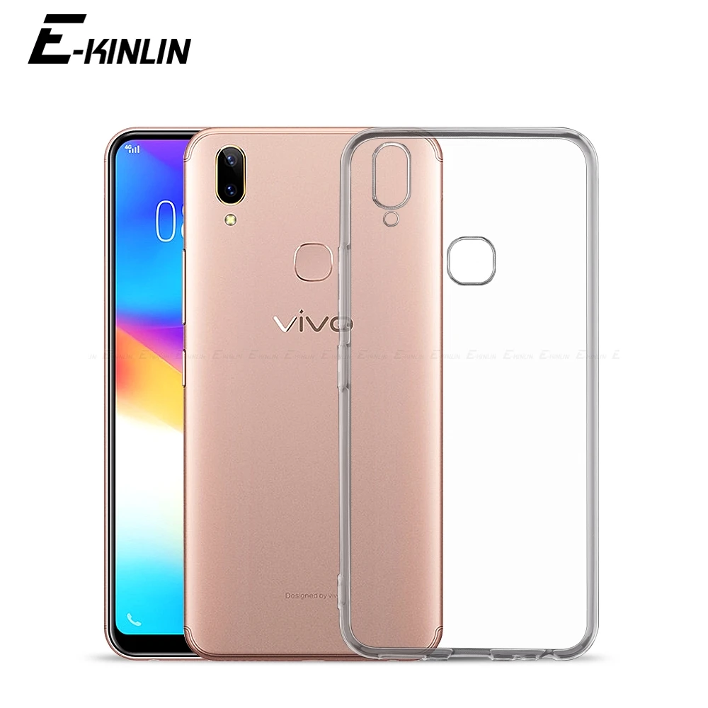 

10 шт. тонкий прозрачный силиконовый чехол для vivo Y12A Y12s Y11s Y19 Y17 Y15 Y12 Y12i Y11 Y91 Y95 Y93 Y85 Y83 Y81 Y81i мягкий чехол из ТПУ