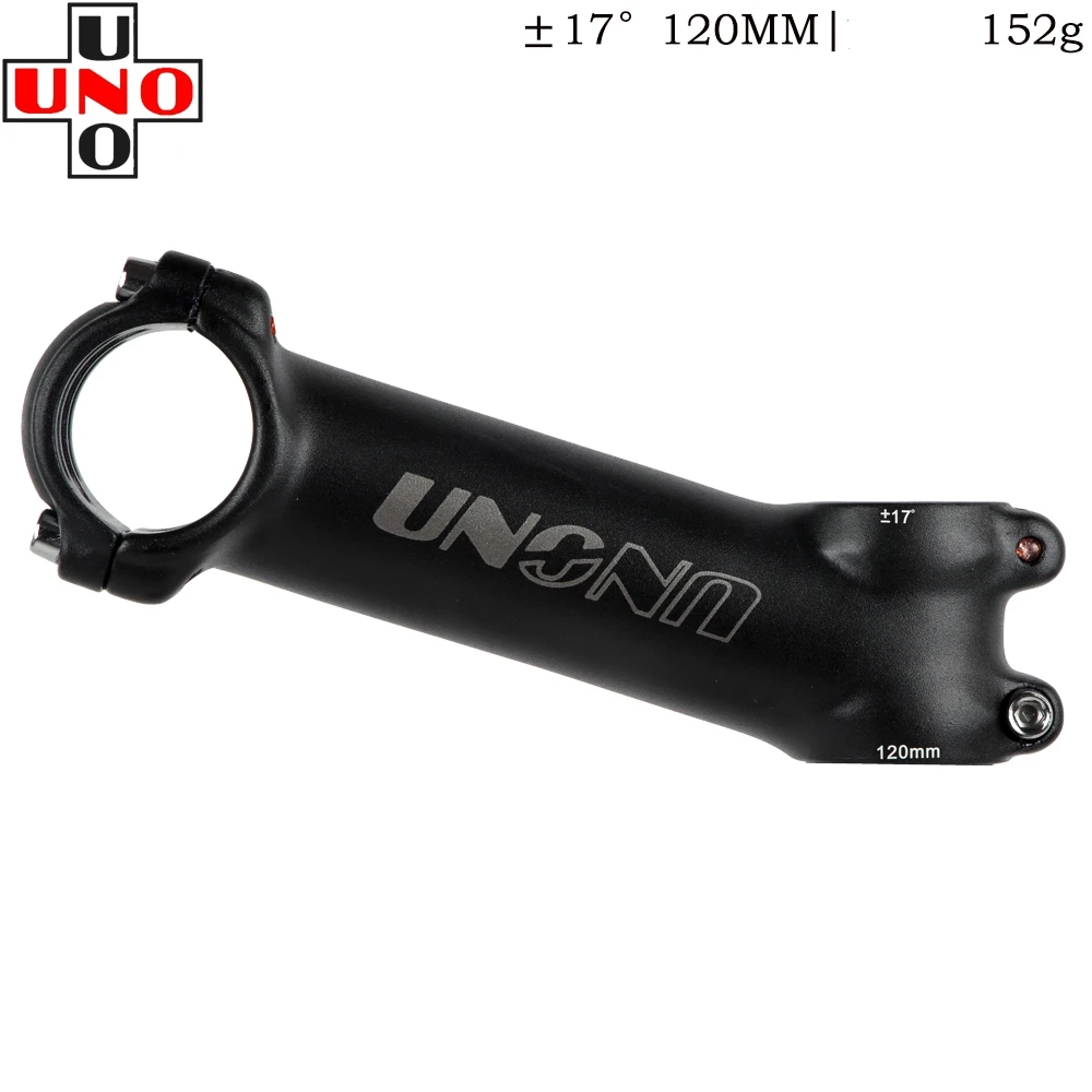 

UNO Ultralight AL6061 Aluminum Alloy Bicycle Stem Mountain Bike Bar 7/17/35 Degree 60-130mm Small Logo Parts