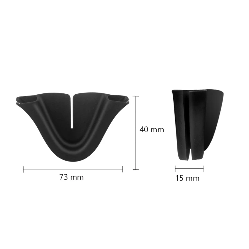 

VR Headset Anti-Leakage Silicone Nose Pad Blackout Cover Protective Cushion for Oculus Quest 2 Face Eye Mask Accessories