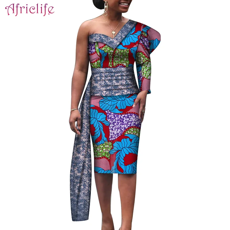 

Traditional Elegant Ladies Dresses Custom Mini Dress Plus Size Clothes Wax Dress Designs Women WY7274