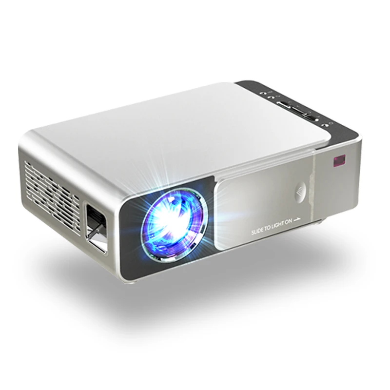 Реальный ТВ T6 Full HD светодиодный проектор 4K 3500 люмен 1080p Портативный кинопроектор